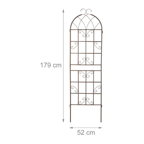 Spaljé 180 cm set om 2 bruna