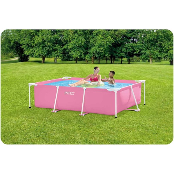 Ramme havepool 220 x 150 x 60 cm 2-i-1 INTEX 28266