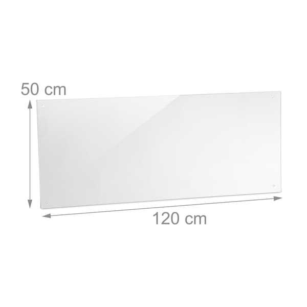 Roiskesuoja keittiöön 120 cm