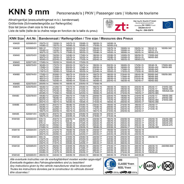 Lumiketjut 9mm KNN90