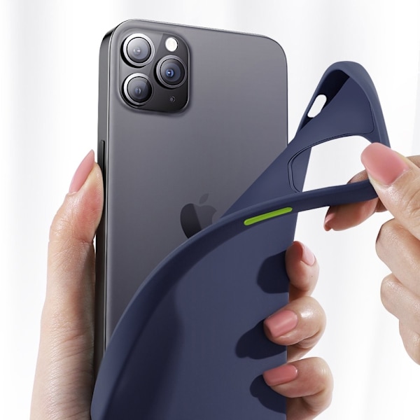 Suojakotelo iPhone 12 mini Color Series mustalle