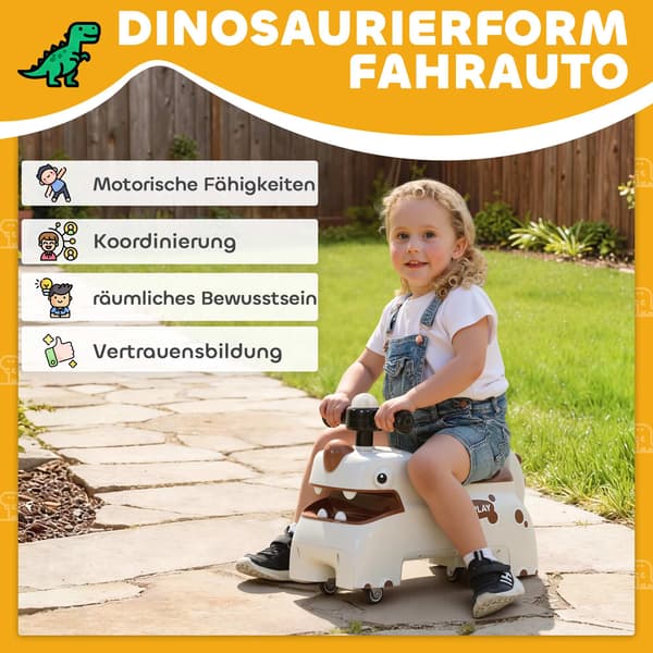Dinosauruslelu valoilla ja äänillä, 4 pyörää