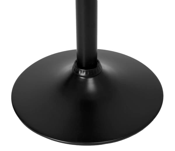 Barstol, justerbar höjd, svart, ABS-sits