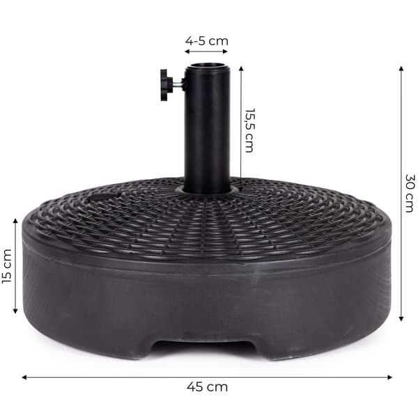 Paraply lastbase fyldt med vand 22L
