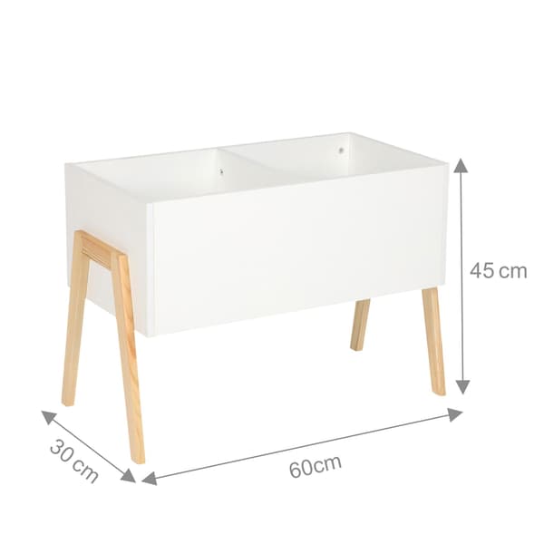 Barnleksakslåda – Skandinavisk design, träben