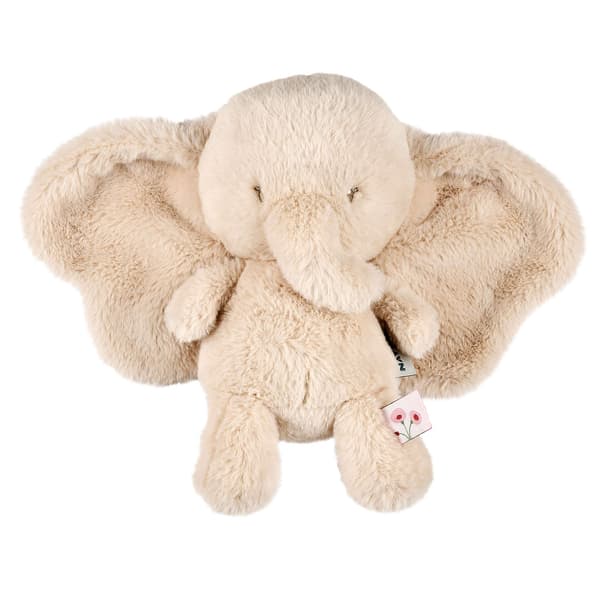 Plyschelefantleksak, mjuk sammet, 26 cm