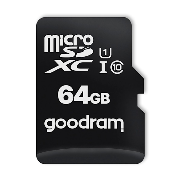 Microcard 64GB micro SD XC UHS-I luokan 10 muistikortti + SD-sovitin
