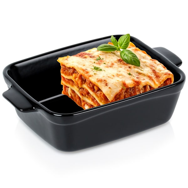Keramisk ildfast fad, sort, 350 ml