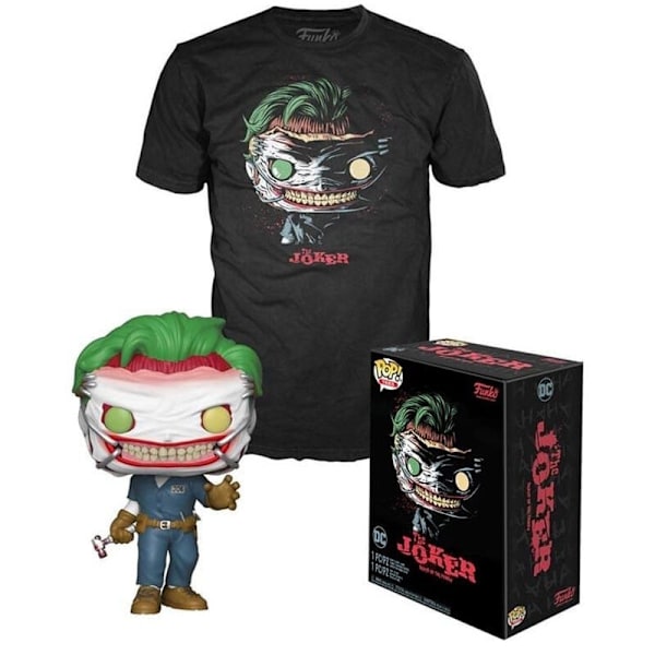 Sætfigur POP & Tee DC Comics Jokeren Eksklusiv M