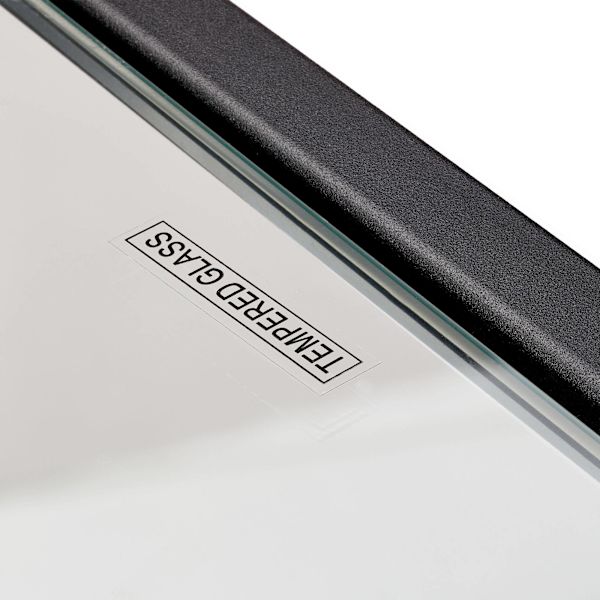 Konsolbord med glashylde