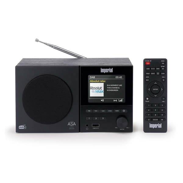 DAB+/FM-radio med Bluetooth, USB, väckarklocka