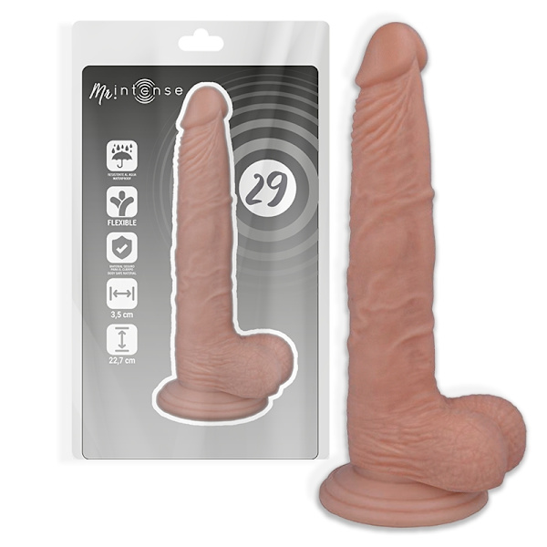 Mr Intense - 29 Realistisk kuk 22,7 Cm -O- 3,5 Cm