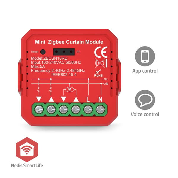 SmartLife Power Switch | Zigbee 3.0 | 1000 W | Terminalforbindelse | App tilgængelig til: Android™ / IOS