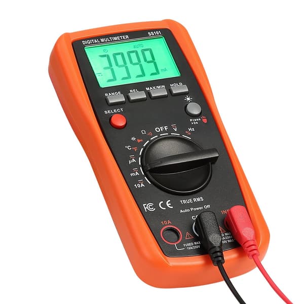 Digital multimeter, 4000-siffror TRMS automatisk områdesmätning AC DC