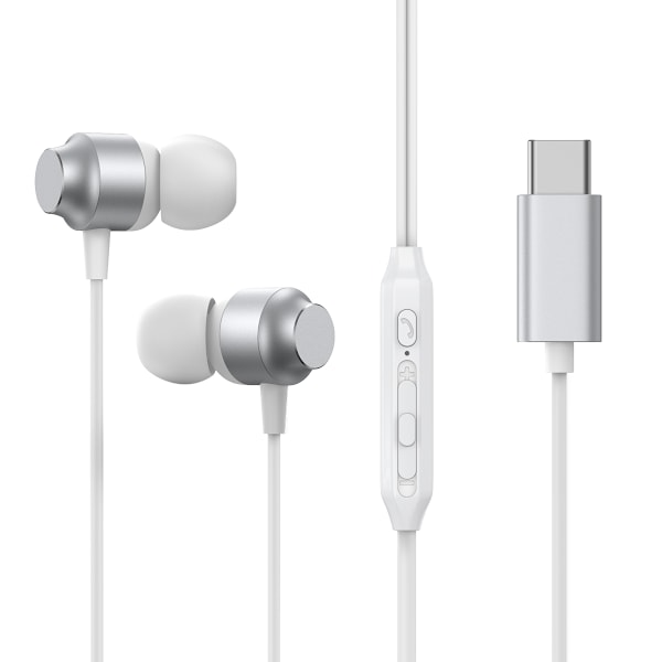 USB-C headset JR-EC06 silver in-ear hörlurar