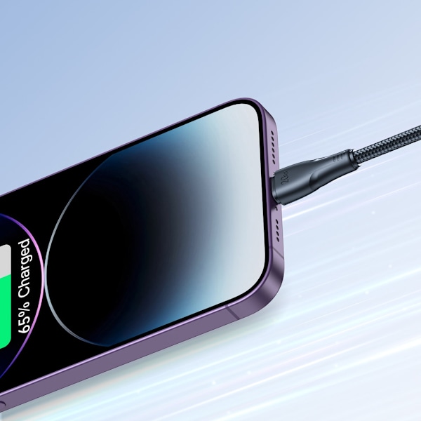 iPhone Surpass Series USB-C - Lightning-kabel 20W 1,2m svart