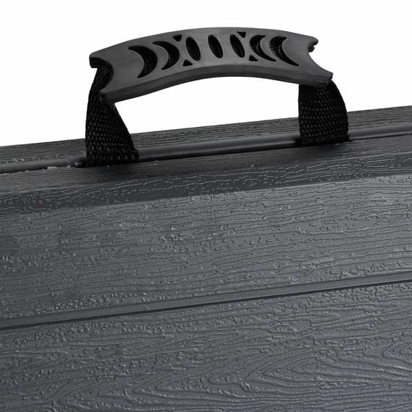Hopfällbart trädgårdsbord, höjdjusterbart