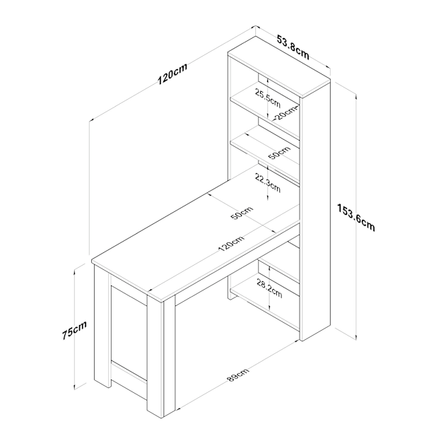 Studiebord HA106 - 2493