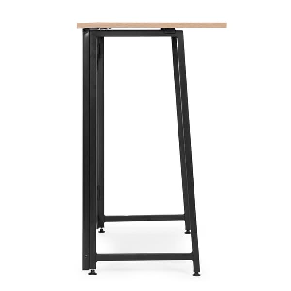 Hopfällbart laptopbord, 80x45 cm, MDF, loftstil