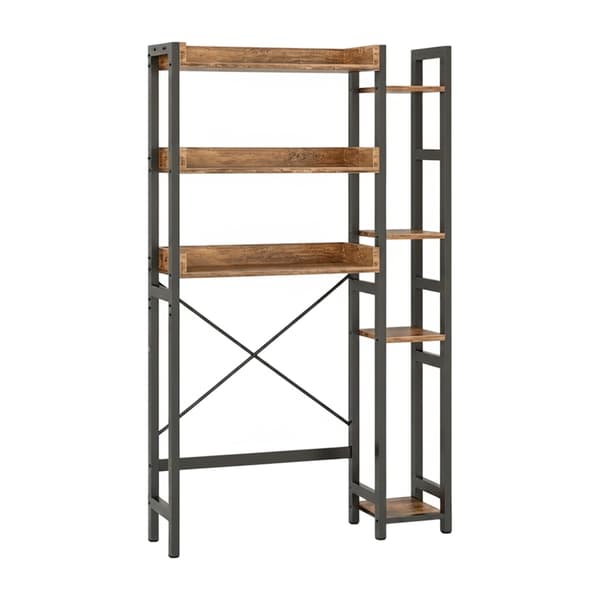 Toilethylde, 3-lags med sidehylder, metal-MDF