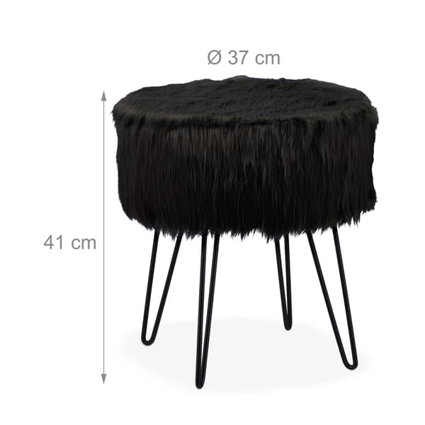 Pälspall svart