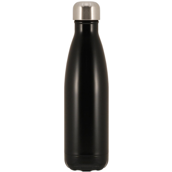Stål termokande flaske 0,5L sort