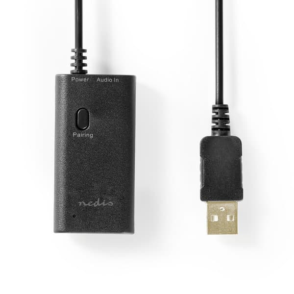 Bluetooth® Transmitter | Tilslutninger indgang: 1x 3.5 mm | AptX ™ Low latency / AptX™ / SBC | Op til 2 enheder | Sort