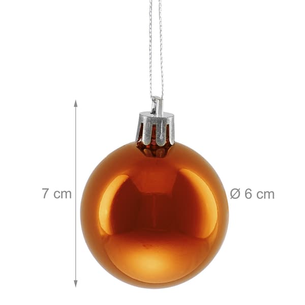 Julgranskulor Set, 50 glänsande prydnader