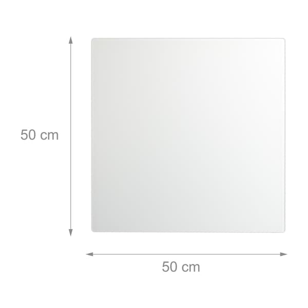 Hvidt glas magnettavle