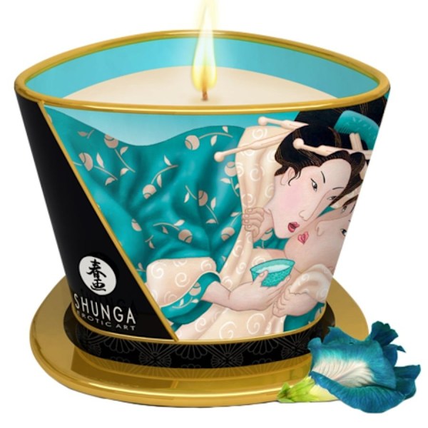 Shunga - Island Blossoms Massagelys 170 Ml