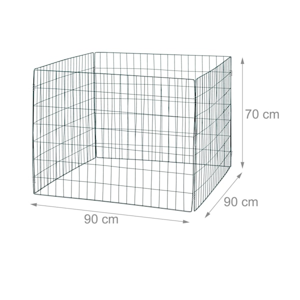 Kompostgaller i metall, 3-pack