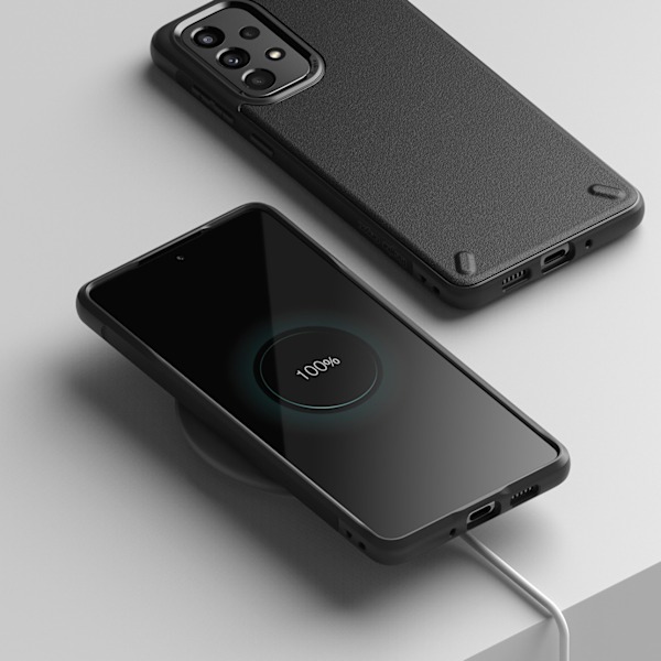 Holdbart og fleksibelt cover til Galaxy A73 Onyx sort