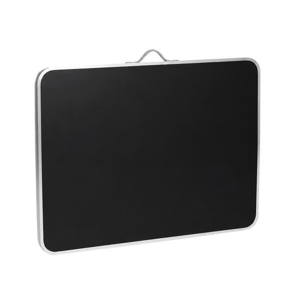 Campingbord 120x60 cm, Hopfällbart med 2 hyllor