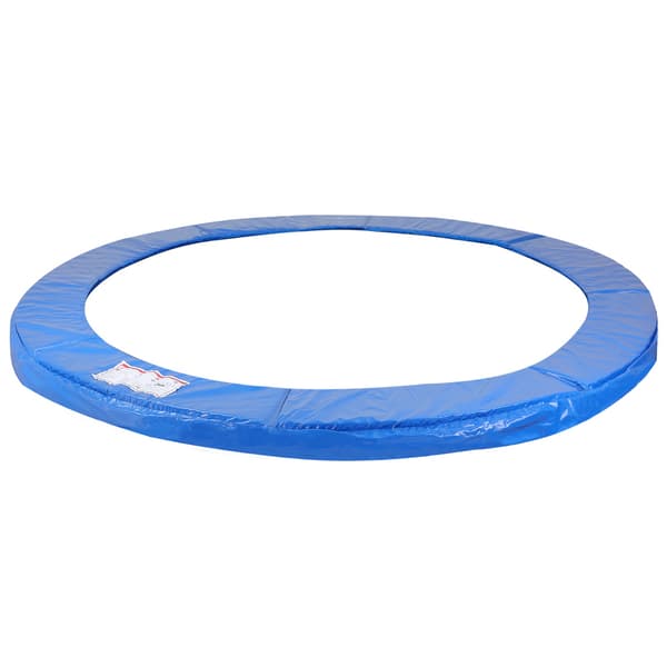 Trampolinfjäderskydd 14ft Blå, 15mm Tjock Kudde