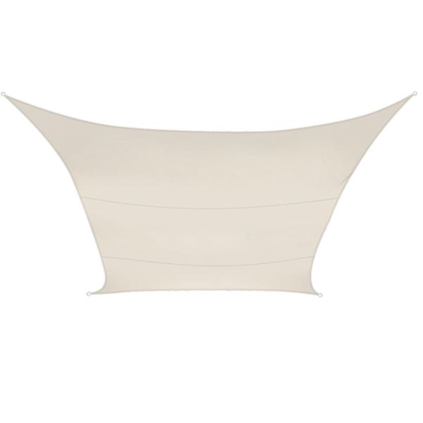 Shade Sail - Suorakulmainen - 2 X 3 M - Väri: Kermanvärinen
