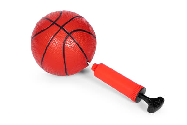 Barnbasketkorg, justerbar höjd, bollpump