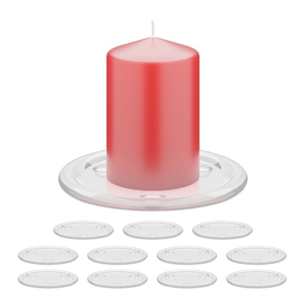 Ljusstake i glas, 12 st