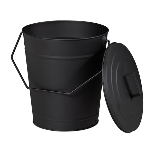 Askfat med lock 12 l