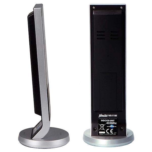 Sääasema langattomalla sensorilla Musta / hopea