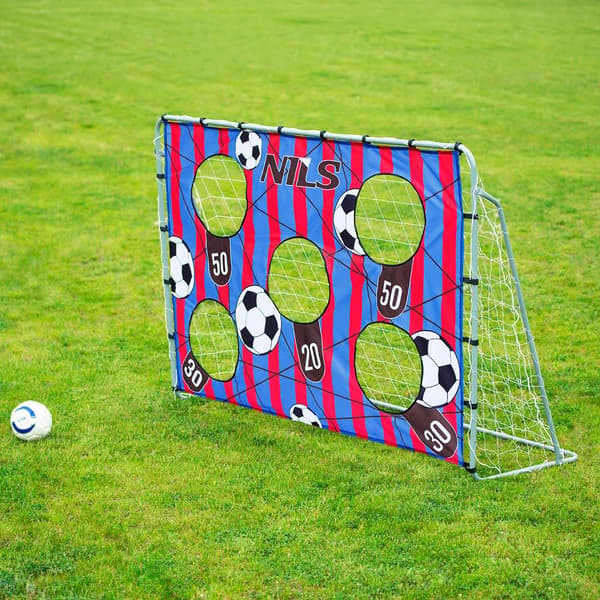 2-i-1 fodboldmål med net- og målpanel