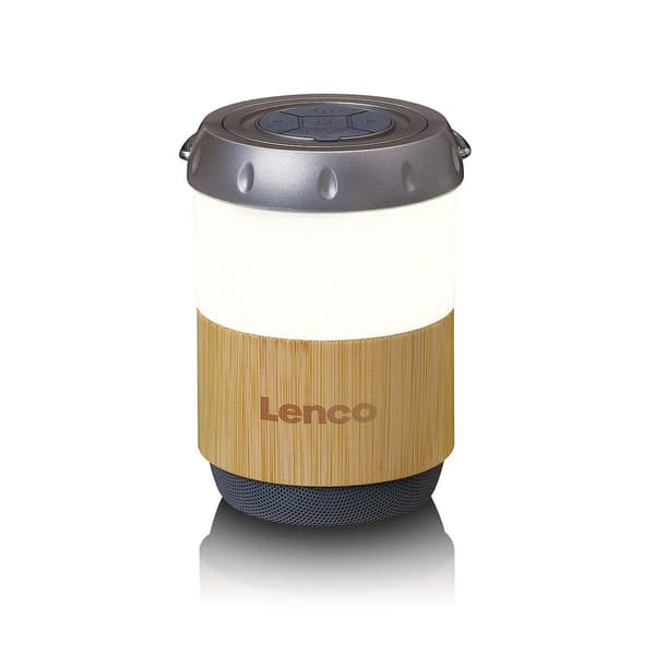 Bluetooth-lyhtykaiutin, bambu, 40 tunnin akku, IPX4