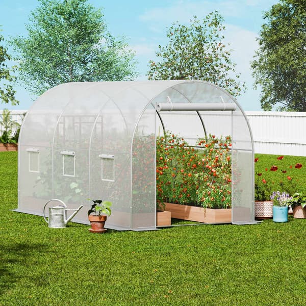Tunnelikasvihuone 2,9x2x1,9 m – PE-kansi