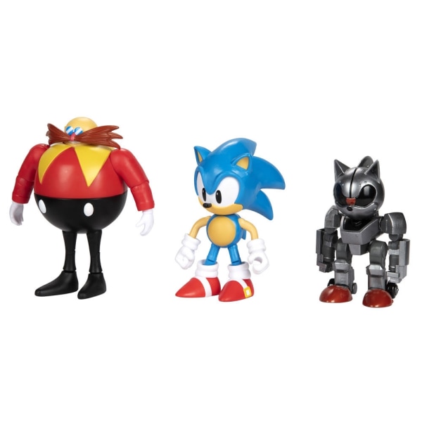 Sonic The Hedgehog 30-årsjubileum pack 3 figurer 10cm