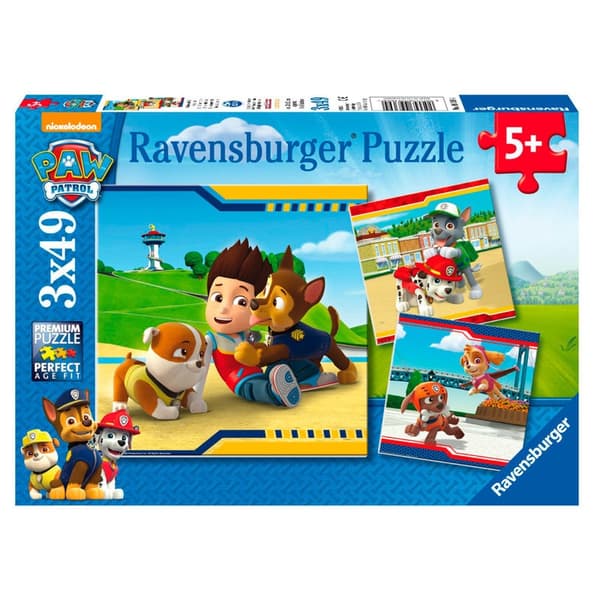 Paw Patrol Pussel 3x49 bitar