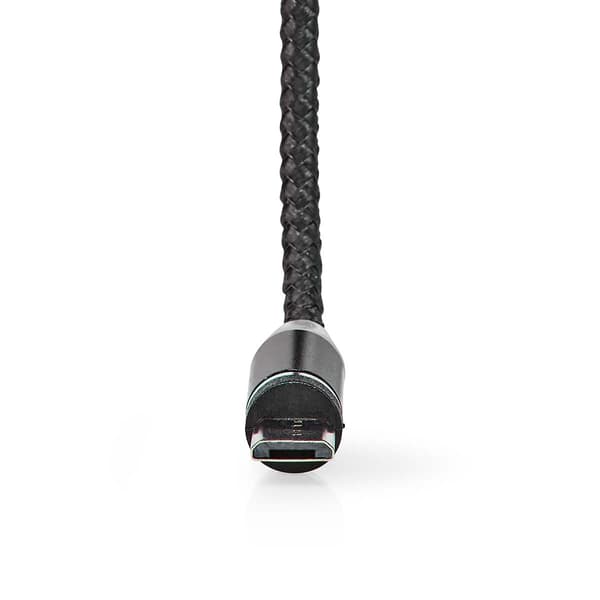 USB-kabel | USB 2.0 | USB-A Han | USB Micro-B han / USB-C™ Han | 10 W | No Data Transfer | Nikkelplateret | 2.00 m | Runde | Nylon | Sort | Box