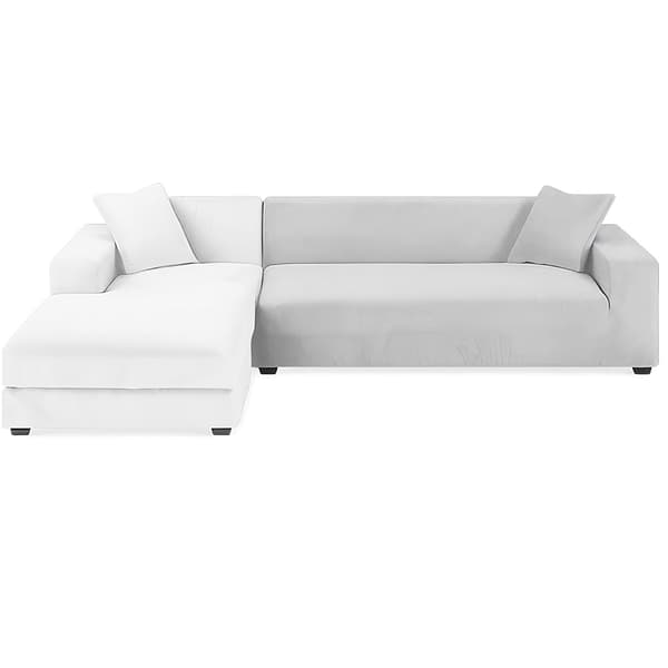 Ljusgrå Sofföverdrag, 145-185cm, Stretchtyg