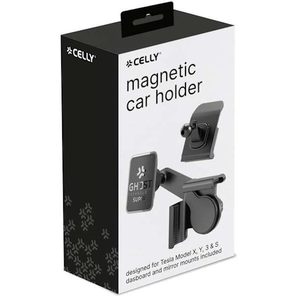 Magnetisk Mobilhållare för Tesla Model X, Y, 3, S Skärm + instrumentbräda