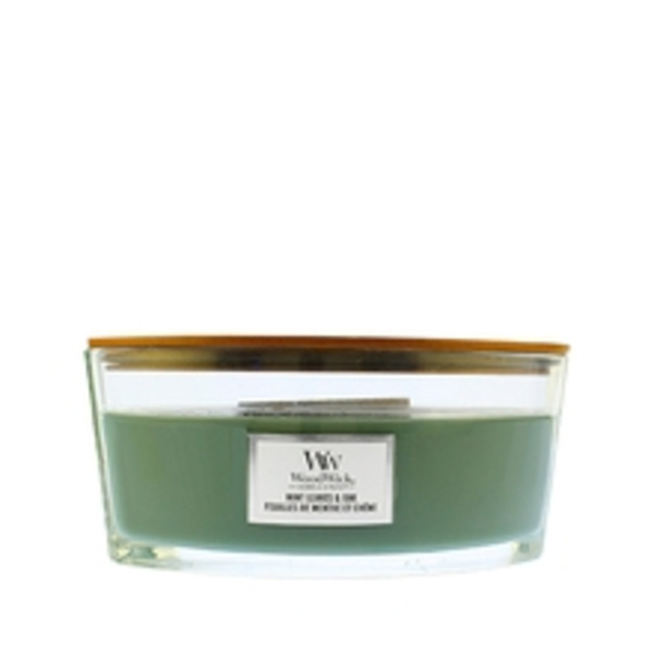 WoodWick - Mint Leaves & Oak Scented 453.6g