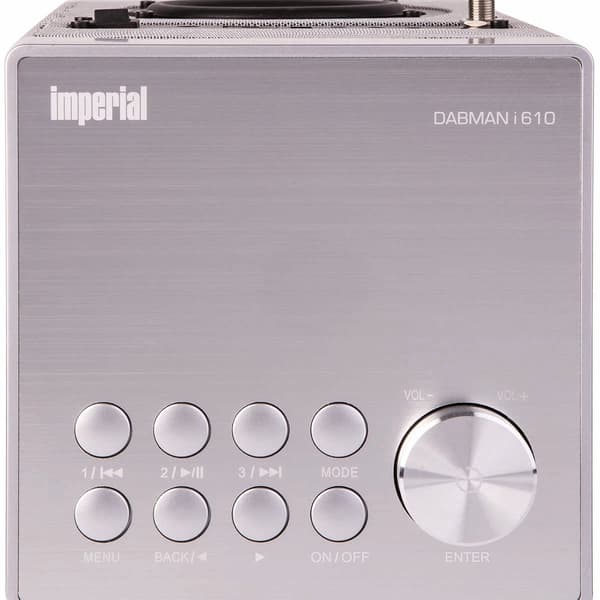 DABMAN i610 Multifunktionel stereoradio DAB+ / FM / Internet / Bluetooth Grå