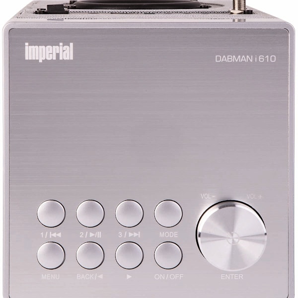 DABMAN i610 Multifunktionell stereoradio DAB+ / FM / Internet / Bluetooth Grå